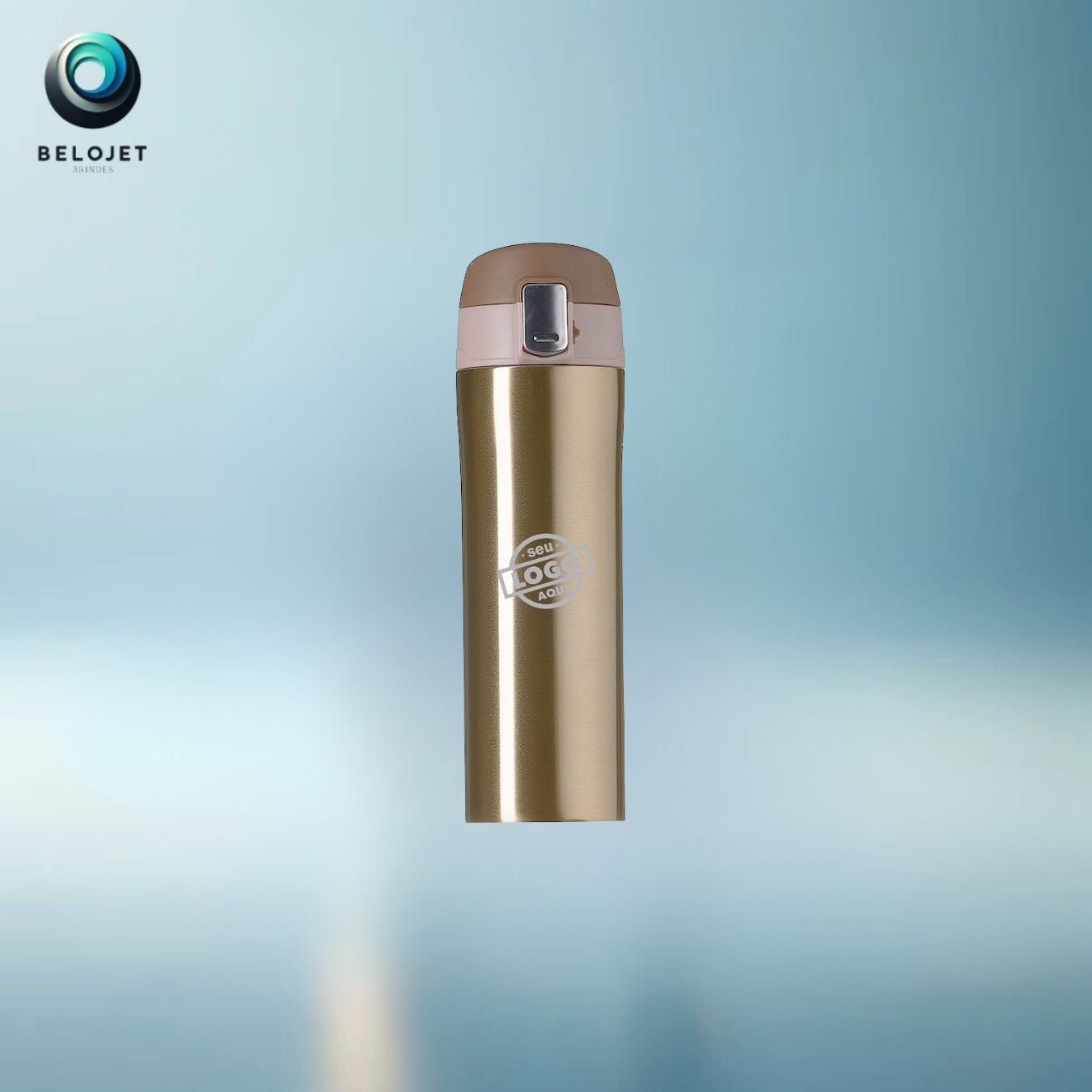 100un Garrafa Térmica 450ml - Imagem 4