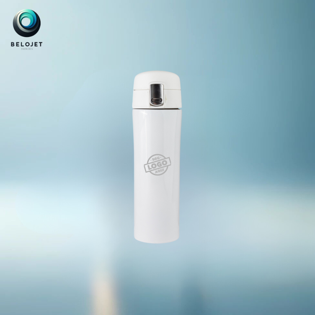 100un Garrafa Térmica 450ml - Imagem 3