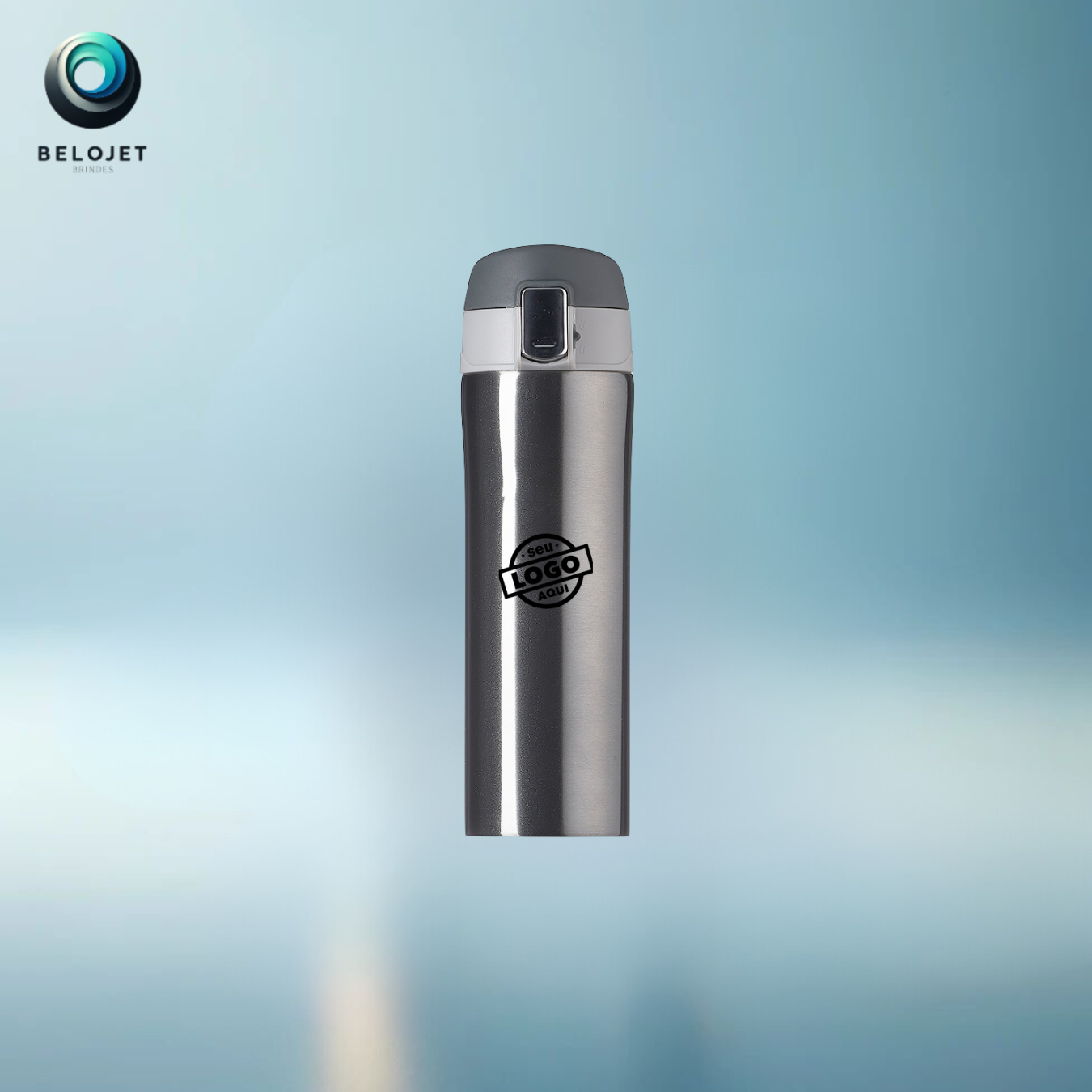 100un Garrafa Térmica 450ml - Imagem 5