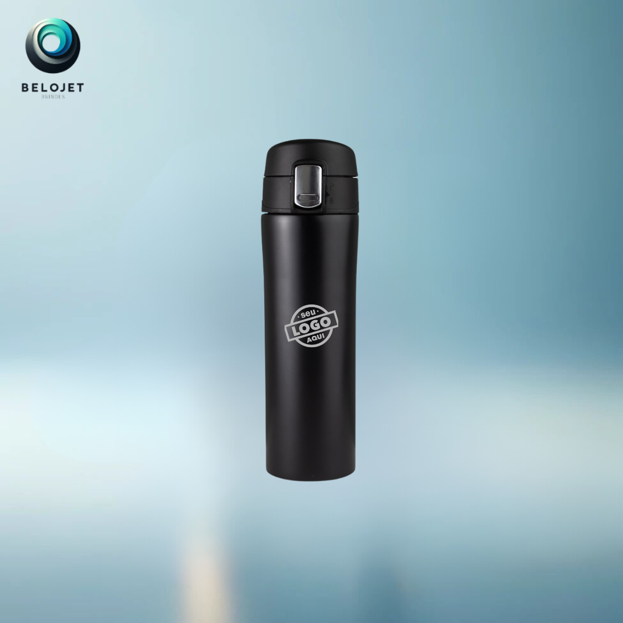 100un Garrafa Térmica 450ml - Imagem 2