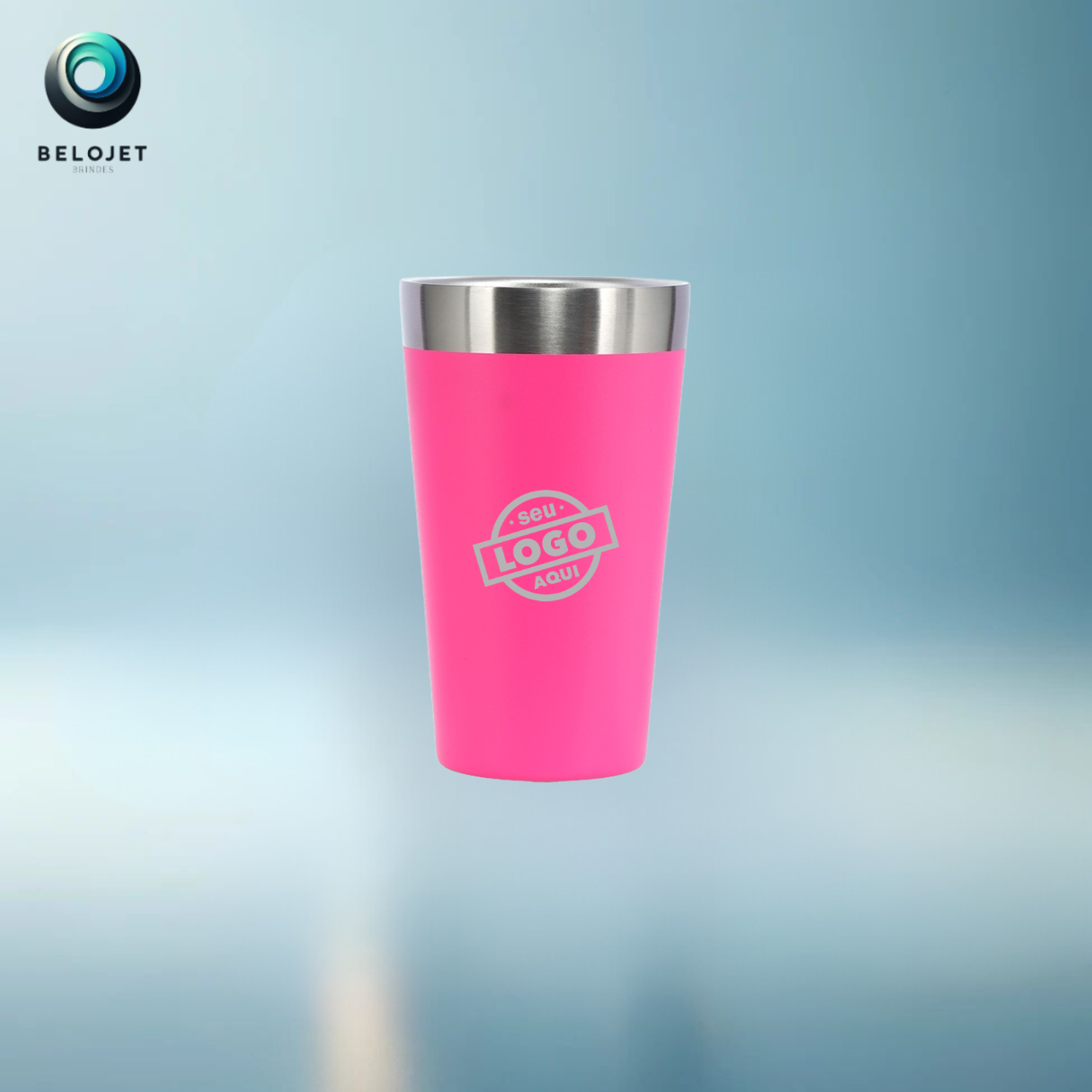 20un Copo Térmico 473ml Personalizado - Imagem 4