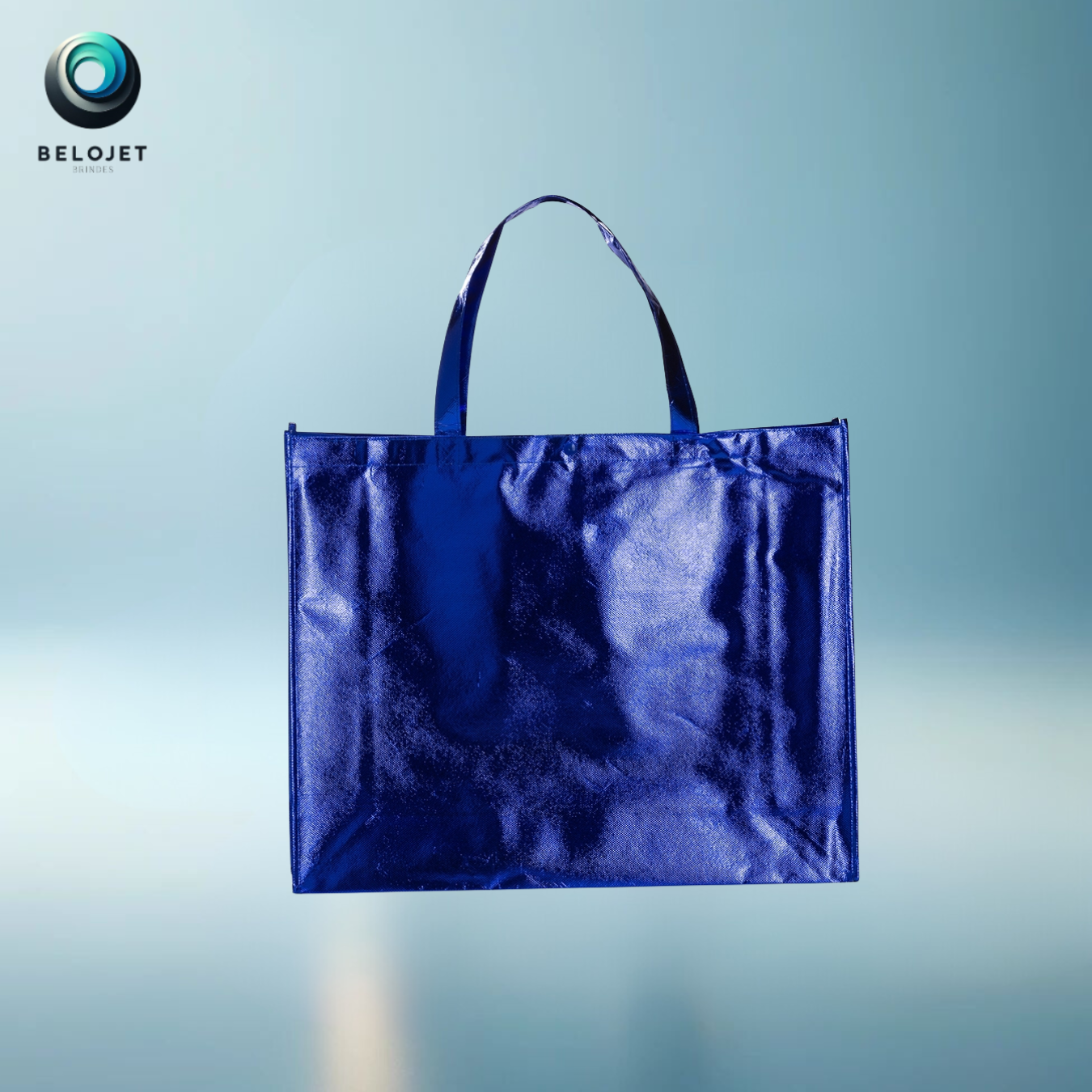 100un Sacola TNT Metalizada Personalizada - Imagem 10