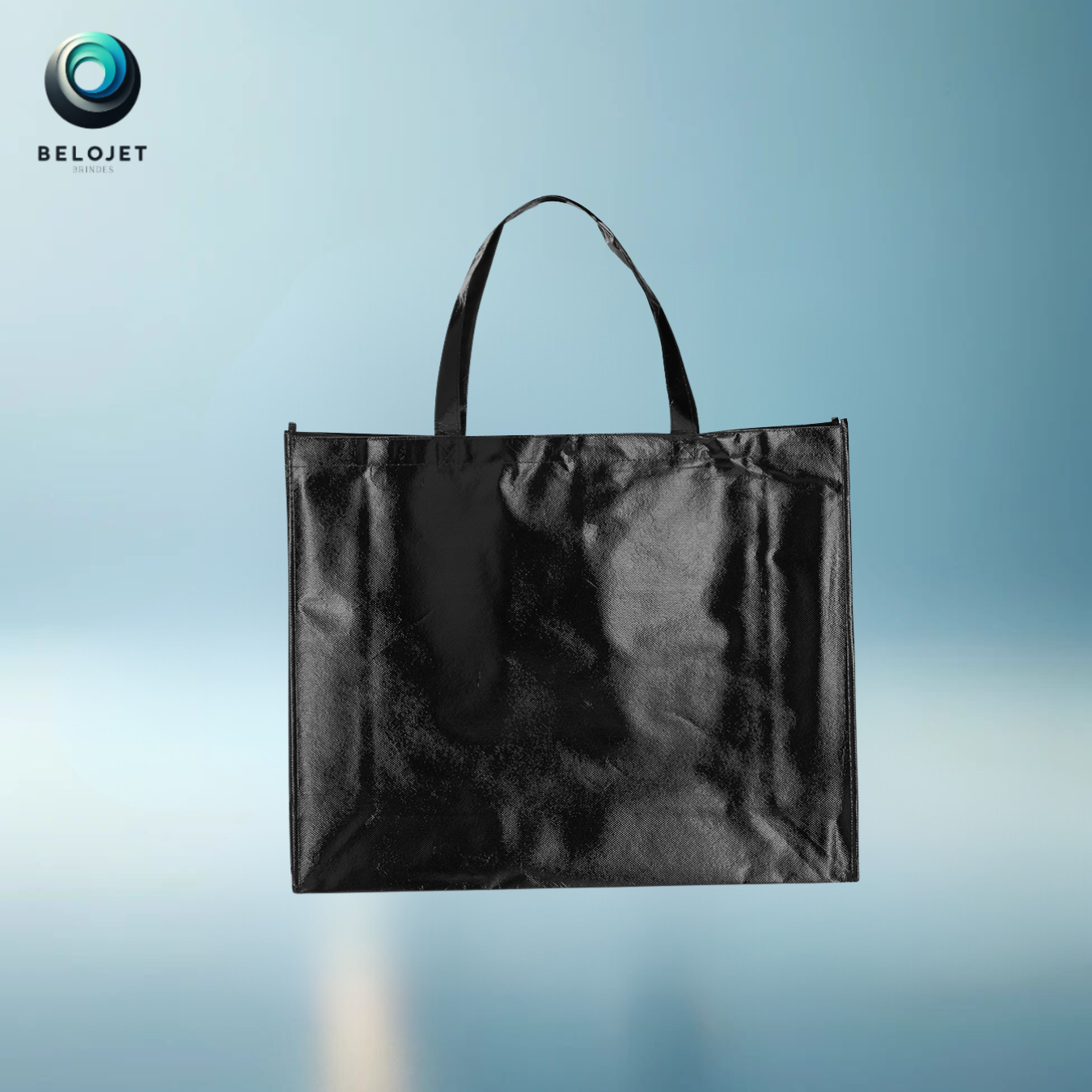 100un Sacola TNT Metalizada Personalizada - Imagem 7